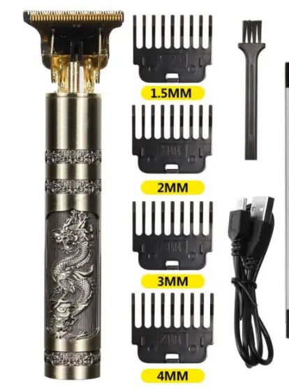 USB Rechargeable Vintage Electric Hair Trimmer WEM Support (www.WEM.support)