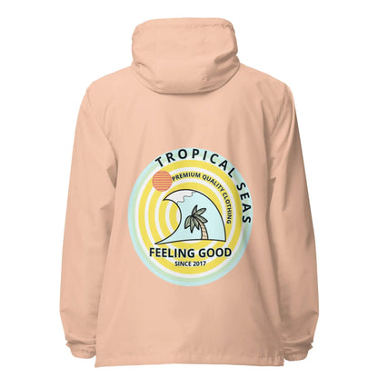 Women's Lightweight Zip Up Dreamland Windbreaker WEM Support (www.WEM.support)