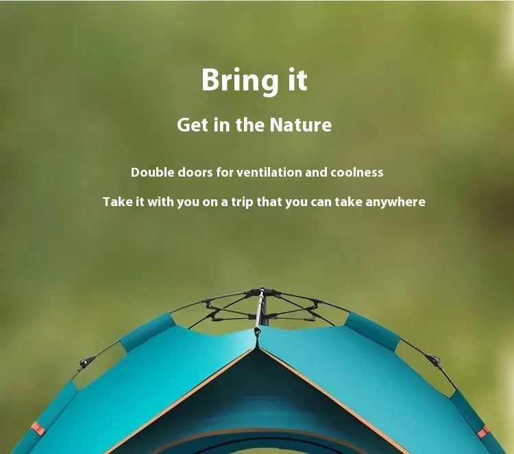 Tienda de Campaña Automática Doble para 3-4 Personas HejK.com