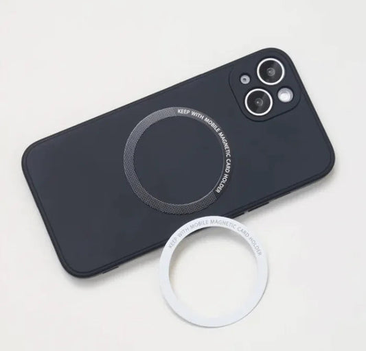 MagSafe-Compatible 5-Piece Magnetic Sticker Ring Set WEM Support (www.WEM.support)
