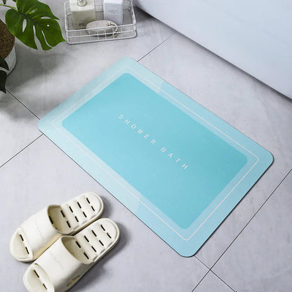 Absorbent Crystal Velvet Floor Mat WEM Support (www.WEM.support)