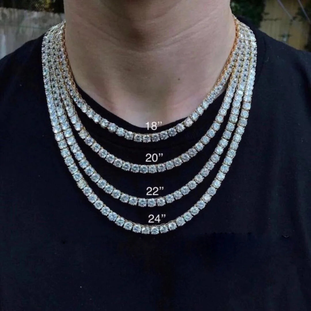 Zircon Chain Tennis Jewelry WEM Support (www.WEM.support)