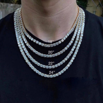 Zircon Chain Tennis Jewelry WEM Support (www.WEM.support)
