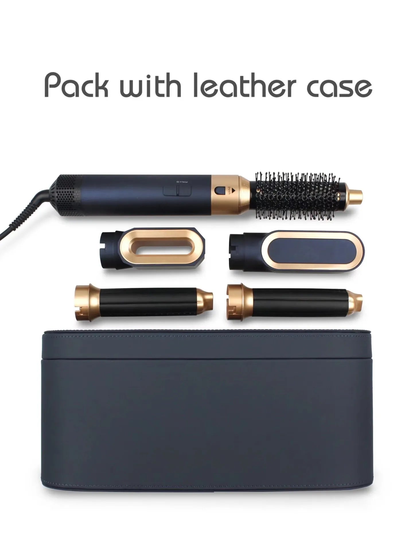 Straight Hair Set With Electric Curler WEM Support (www.WEM.support)