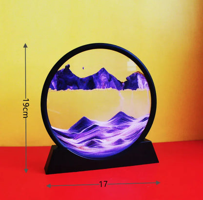 3D Quicksand Hourglass Art HejK.com
