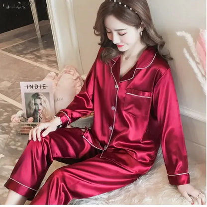 Women Silk Satin Pajamas Treat yourself to a touch of luxury with our Silk satin pajamas women today! My Store
