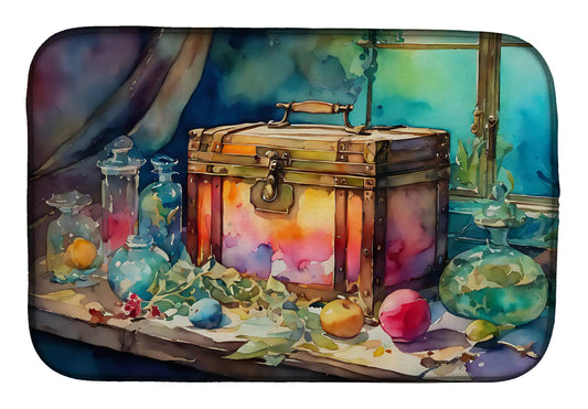 Treasure Chest Dish Drying Mat WEM Support (www.WEM.support)