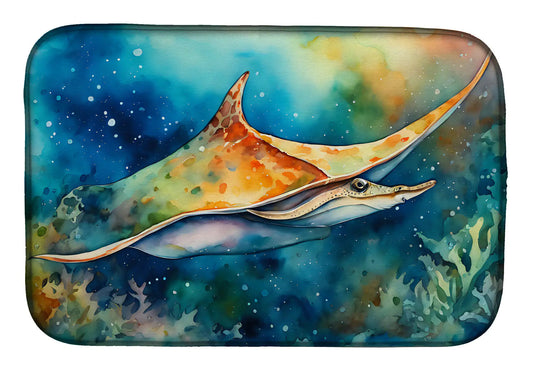 Sting Ray Dish Drying Mat WEM Support (www.WEM.support)