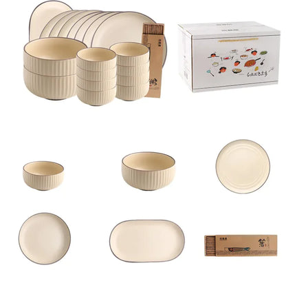 Tableware Bowl And Dish Set