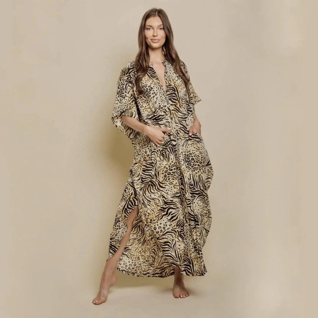 Wide Dress -Animal Print WEM Support (www.WEM.support)