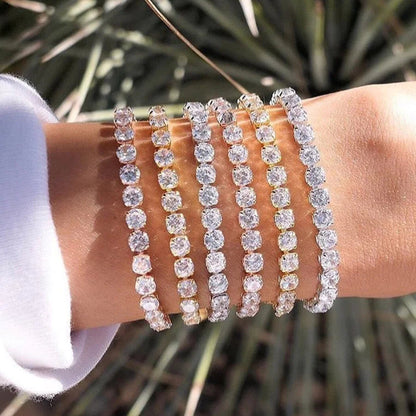 Women's Zircon Tennis Bracelet HejK.com Marketplace LLC