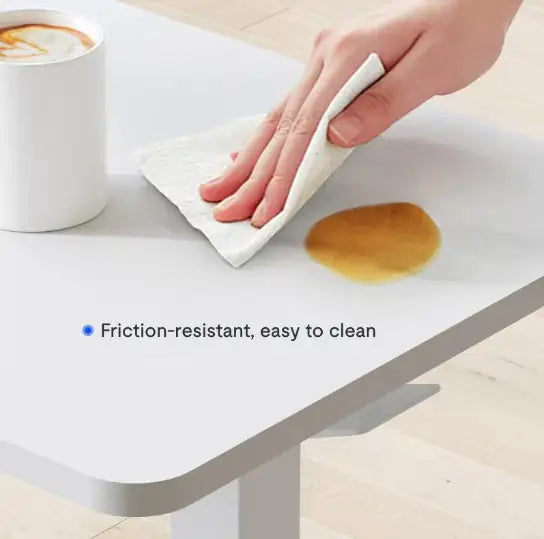Standing Rolling Desk With Hidden Wheels Side Table Adjustable Height OverBed Table Hospital Desk With Cup Holder WEM Support (www.WEM.support)