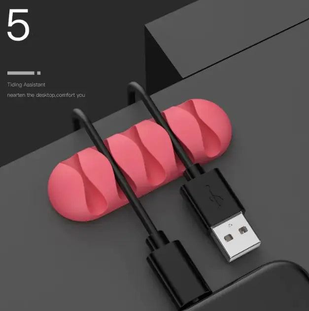 Wire Organizer Cord Management Clip WEM Support (www.WEM.support)