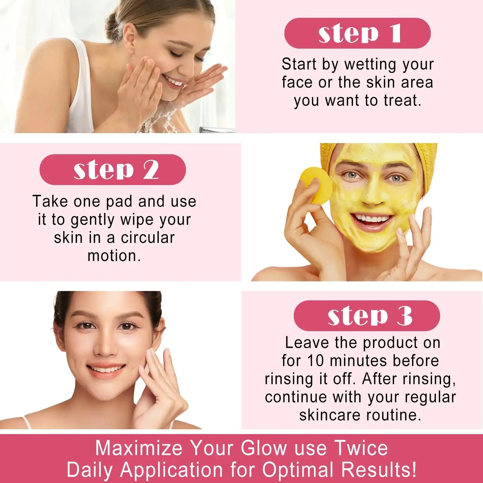 Turmeric Kojic Acid Cleansing Pads, Kojic Acid And Turmeric Cleansing Pads Helps Balance Skin Oil And Water, Remove Excess Keratin From The Body'S Skin, 40PCS 40 Count (Pack of 1) My Store