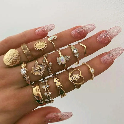 Women's Vintage Ring Set WEM Support (www.WEM.support)