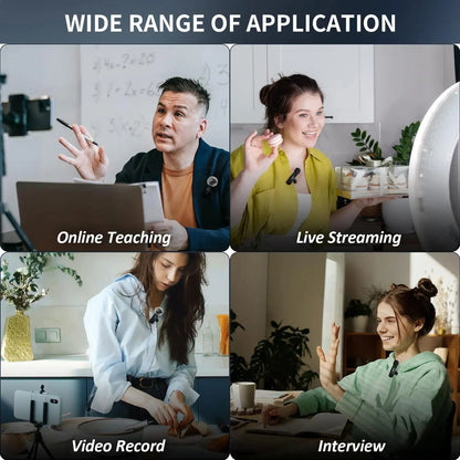 Wireless Lavalier Microphone Portable Solution For Mobile Recording WEM Support (www.WEM.support)