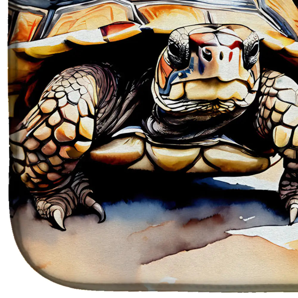 Turtles Tortoises Dish Drying Mat WEM Support (www.WEM.support)