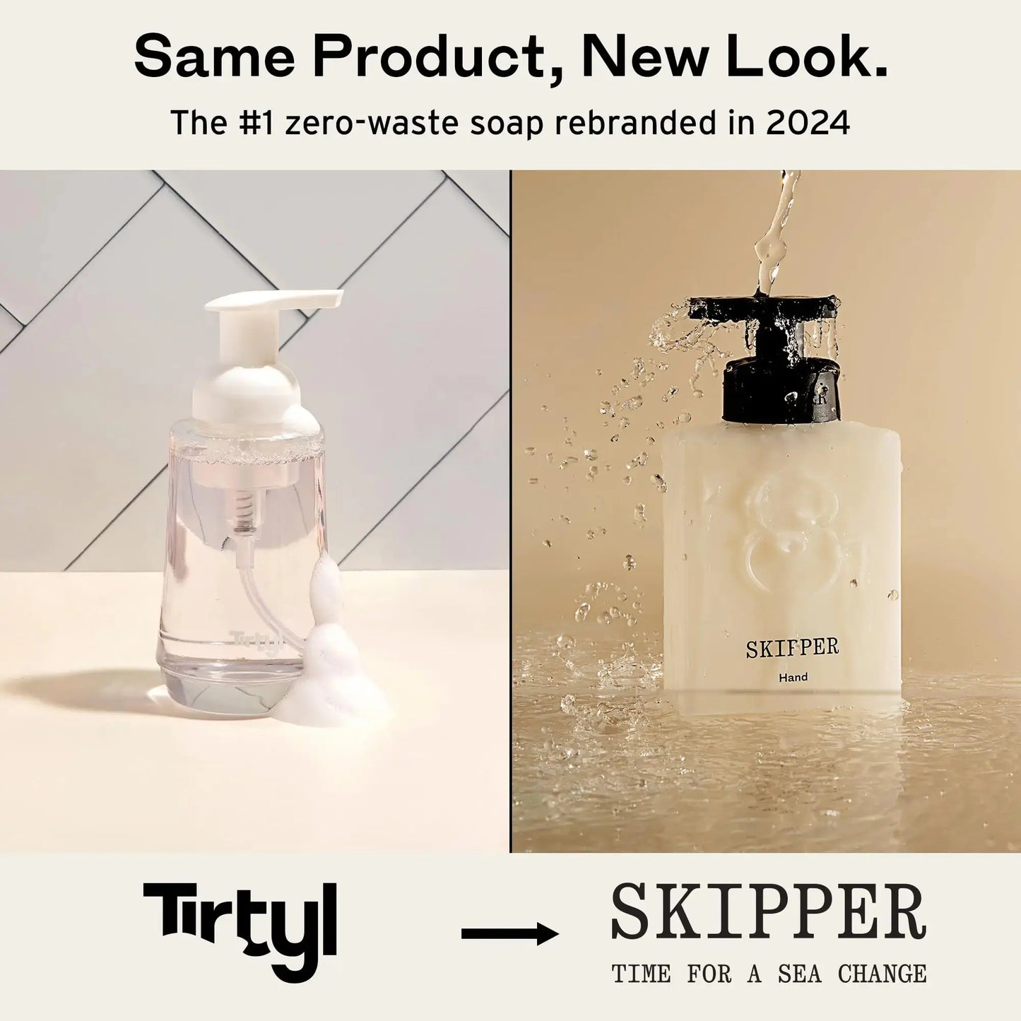 Tirtyl Skipper Foaming Hand Soap Tablet Refills - 12 Pack - 4oz fl total (12x 0.4 fl oz) - Rebranded - Compostable Packaging - Unscented My Store