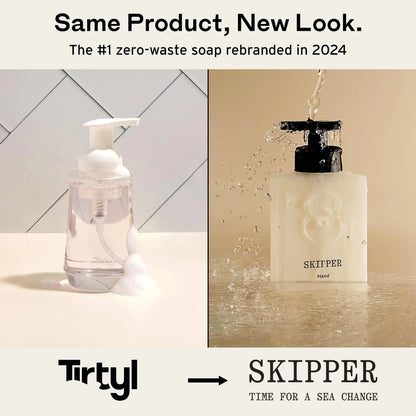 Tirtyl Skipper Foaming Hand Soap Tablet Refills - 12 Pack - 4oz fl total (12x 0.4 fl oz) - Rebranded - Compostable Packaging - Unscented My Store