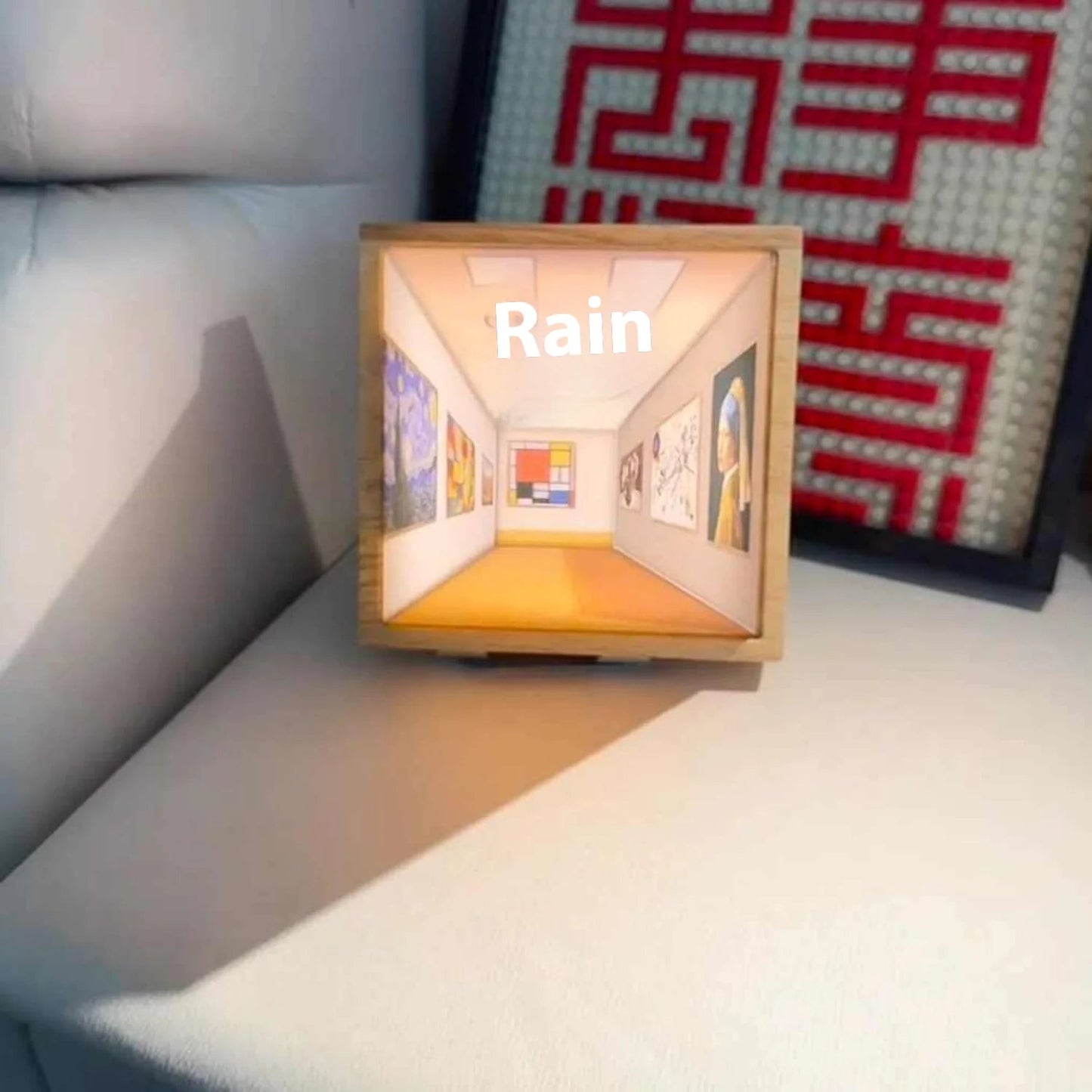 3D Naked Eye Vision Night Light Wall Lamp WEM Support (www.WEM.support)