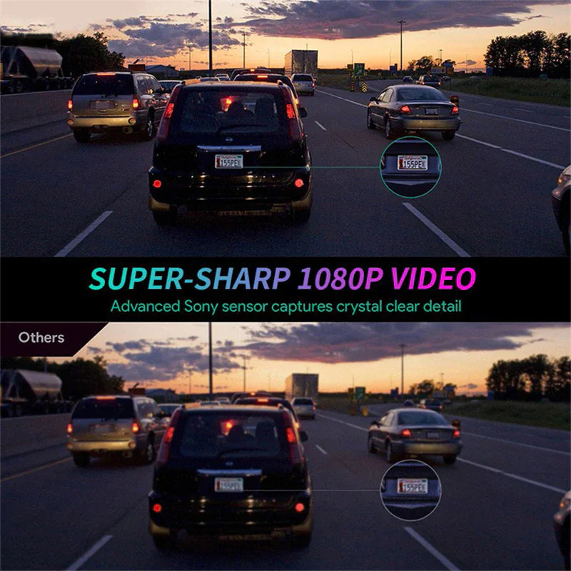 170° WiFi Dash Cam Recorder Car Camera HD 1080P Car DVR Vehicle Video G-Sensor WEM Support (www.WEM.support)