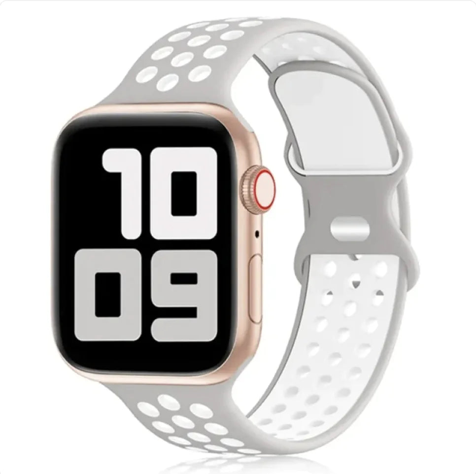 Two-Tone Silicone Sports Wristband WEM Support (www.WEM.support)