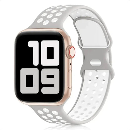 Two-Tone Silicone Sports Wristband WEM Support (www.WEM.support)