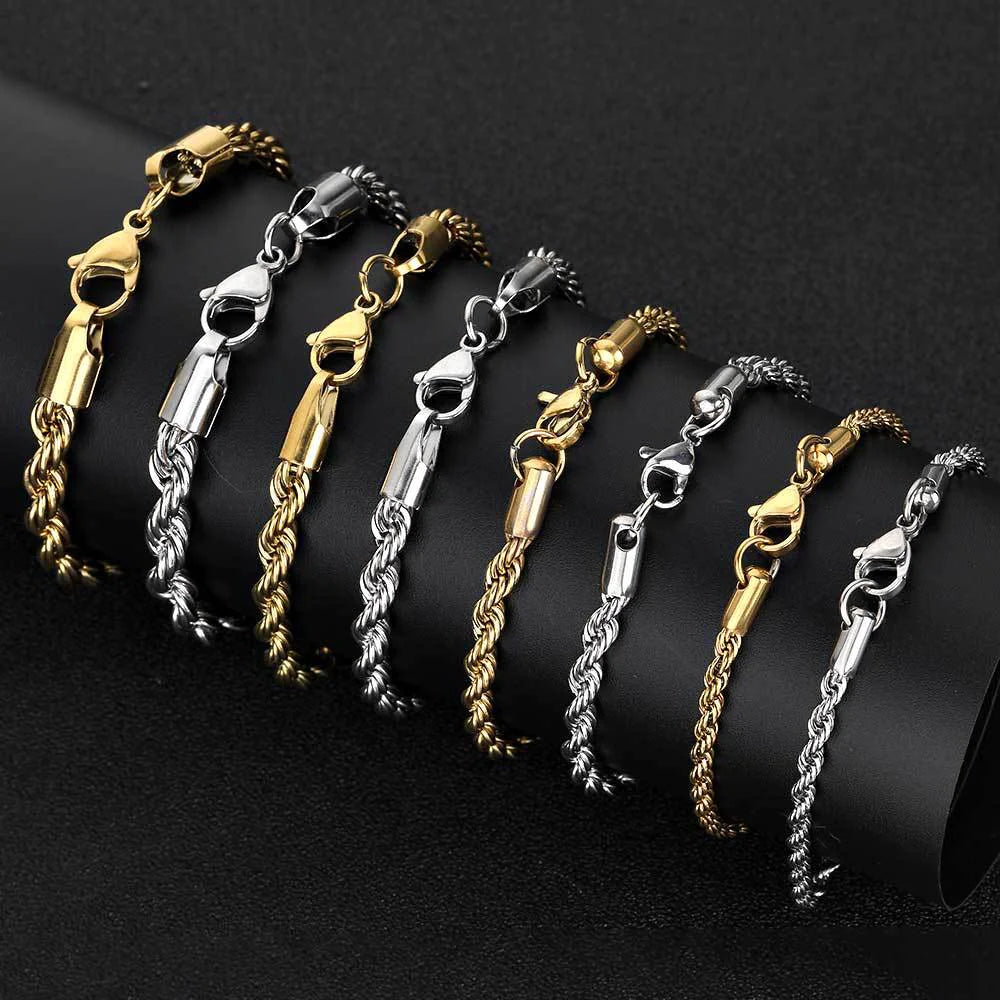 Twist Chain Bracelet HejK.com
