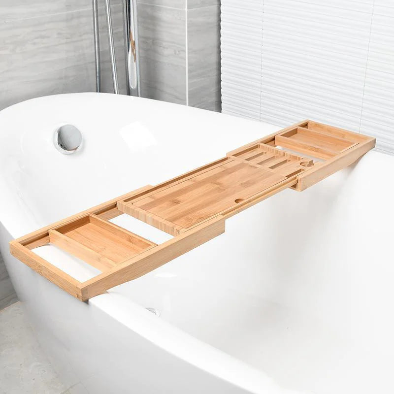 Wooden Bathtub Rack HejK.com