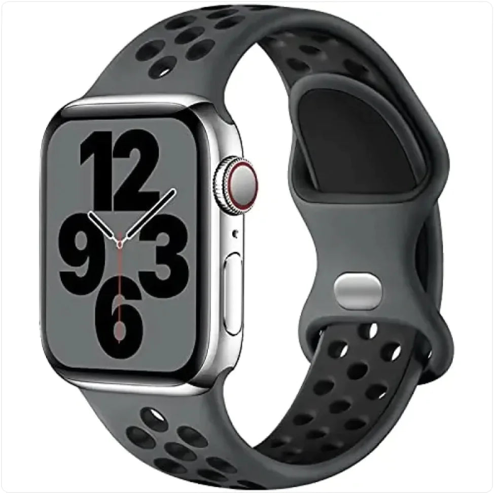 Two-Tone Silicone Sports Wristband WEM Support (www.WEM.support)