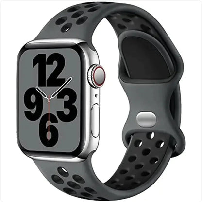 Two-Tone Silicone Sports Wristband WEM Support (www.WEM.support)