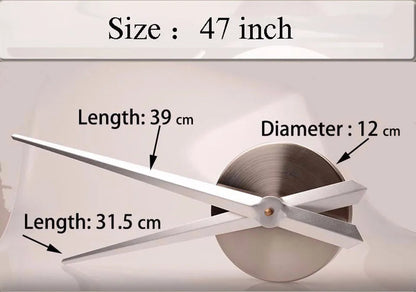 3D Acrylic Mirror Wall Clock HejK.com