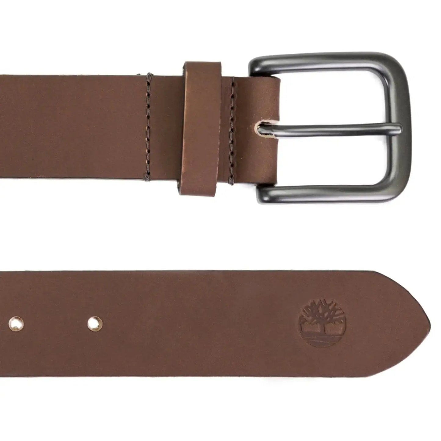 35mm Classic Buckle Timberland Men's Leather Belt for Jeans 38 Brown My Store