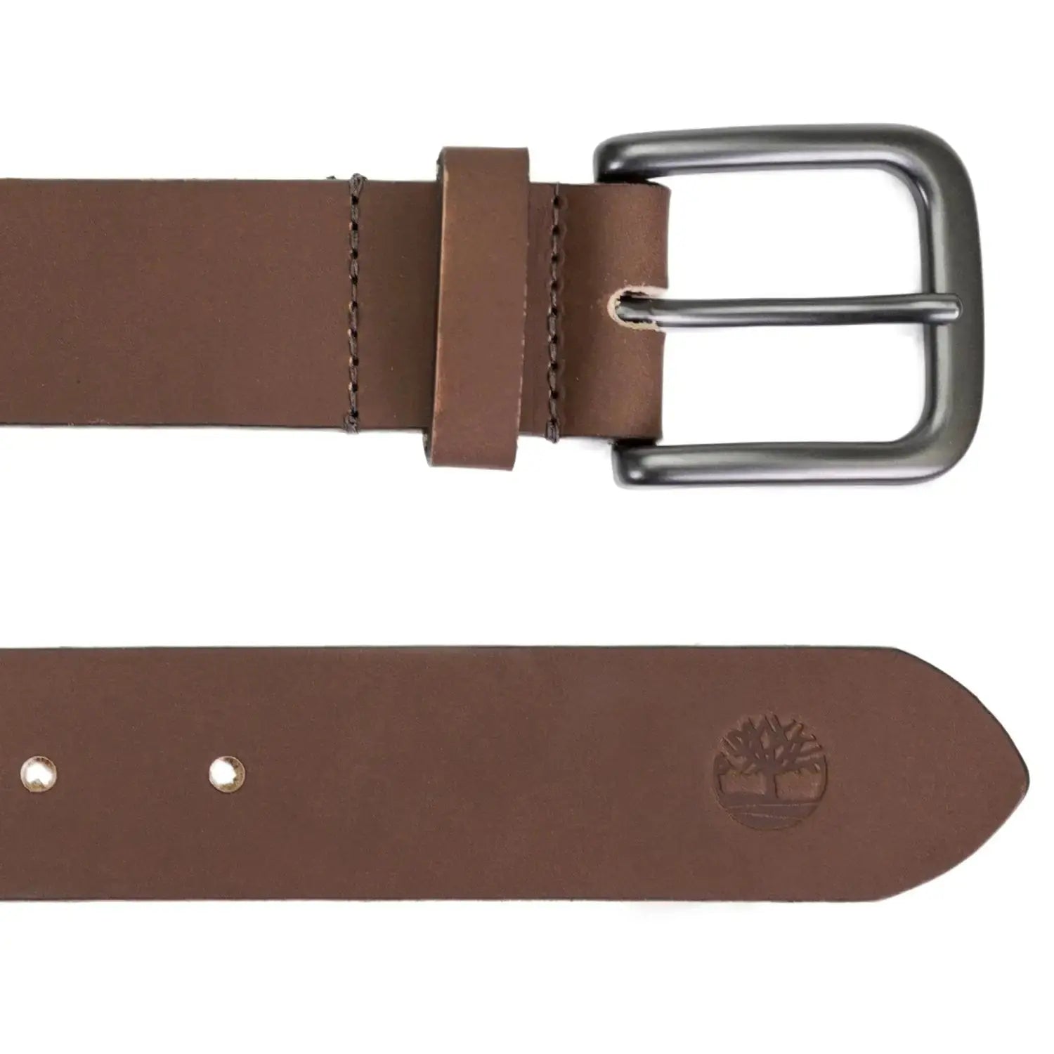 35mm Classic Buckle Timberland Men's Leather Belt for Jeans 38 Brown My Store