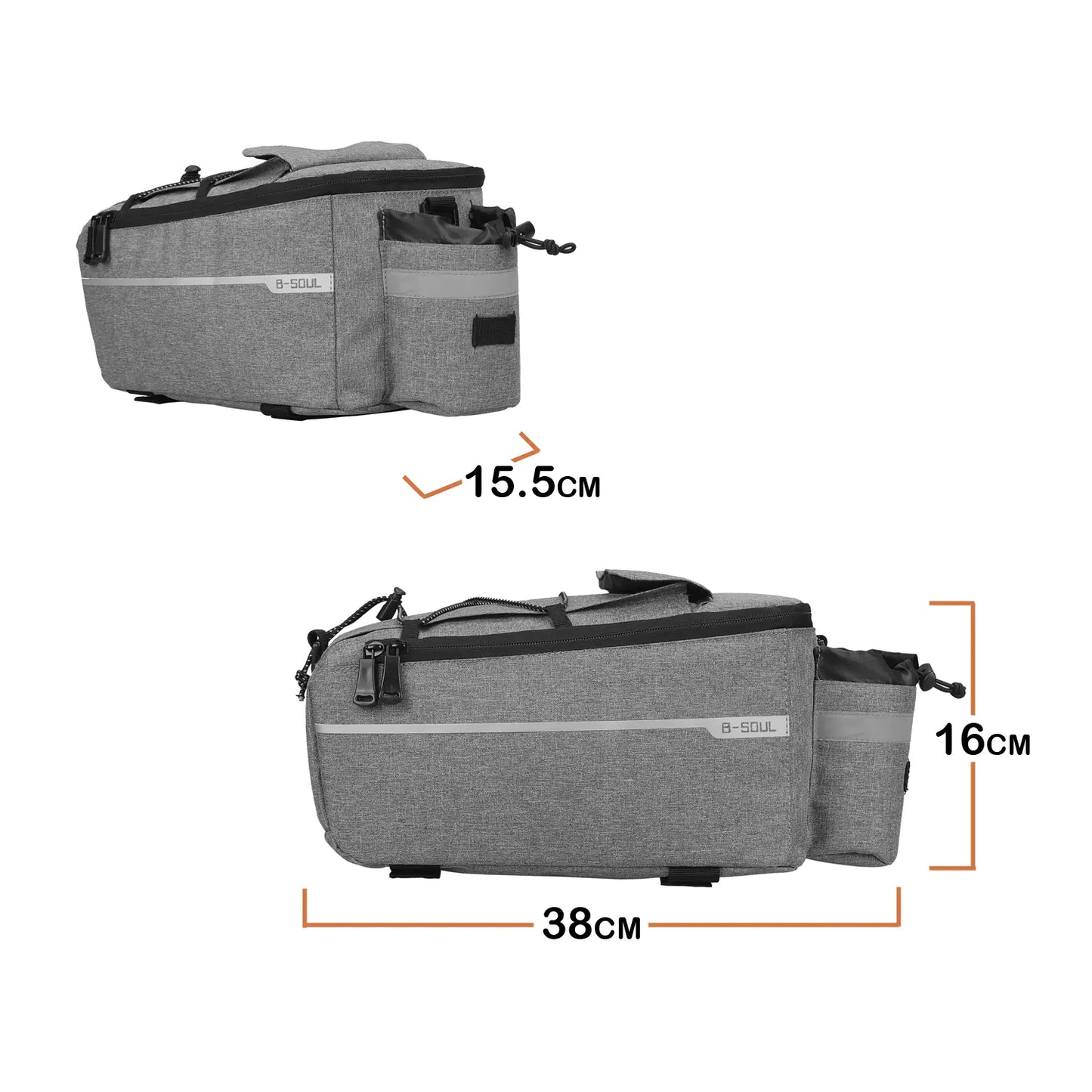 Bolsa de Bagageiro Traseiro para Bicicleta
