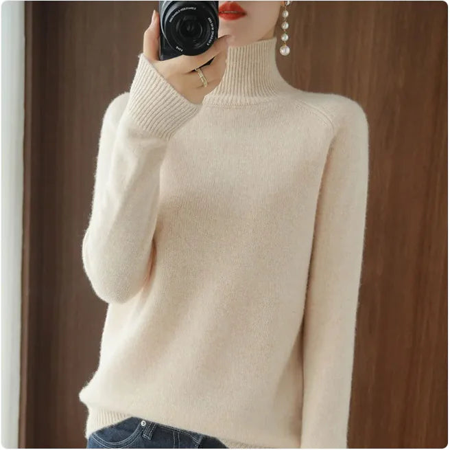 Stand Collar Pullover Sweater WEM Support (www.WEM.support)