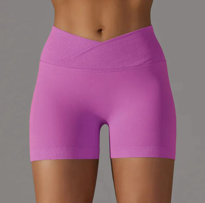 Women's Fashion Simple High Waist Shorts WEM Support (www.WEM.support)