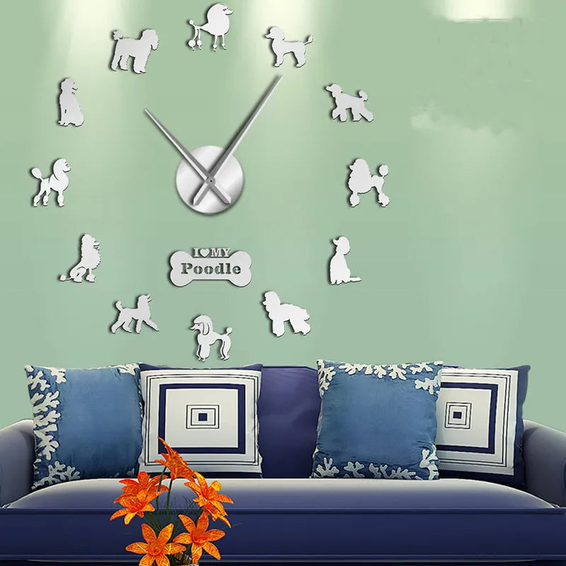 Acrylic Wall Sticker Clock HejK.com