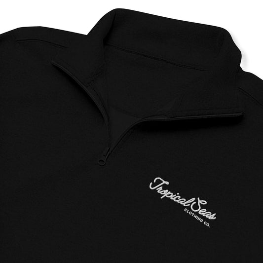 Tropical Seas Quarter Zip fleece pullover WEM Support (www.WEM.support)