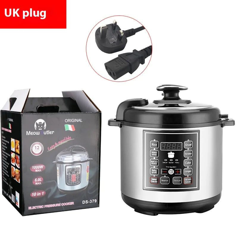 5L Pressure Cooker Multi-function Intelligent Reservation Timing Rice Cooker Household HejK.com Marketplace LLC