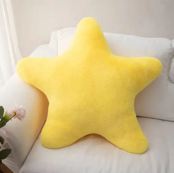 Star Pattern Pillow Super Soft And Cute Plush Pillow WEM Support (www.WEM.support)
