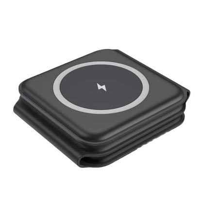 3 In 1 Magnetic Wireless Charging Folding Mobile Phone Holder WEM Support (www.WEM.support)
