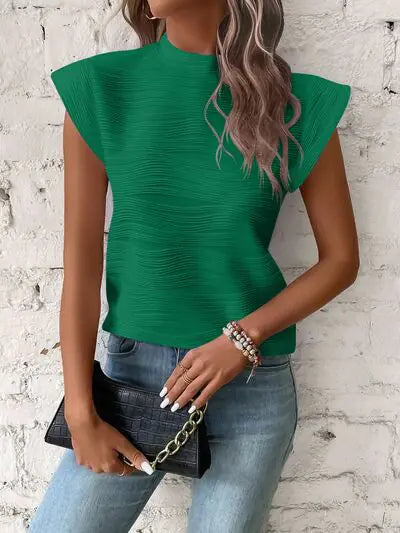 Terri Cap Sleeve Shirt HejK.com Marketplace LLC