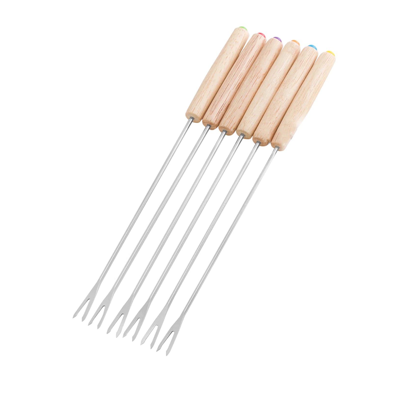 6-Piece Stainless Steel Fondue Fork Set HejK.com Marketplace LLC