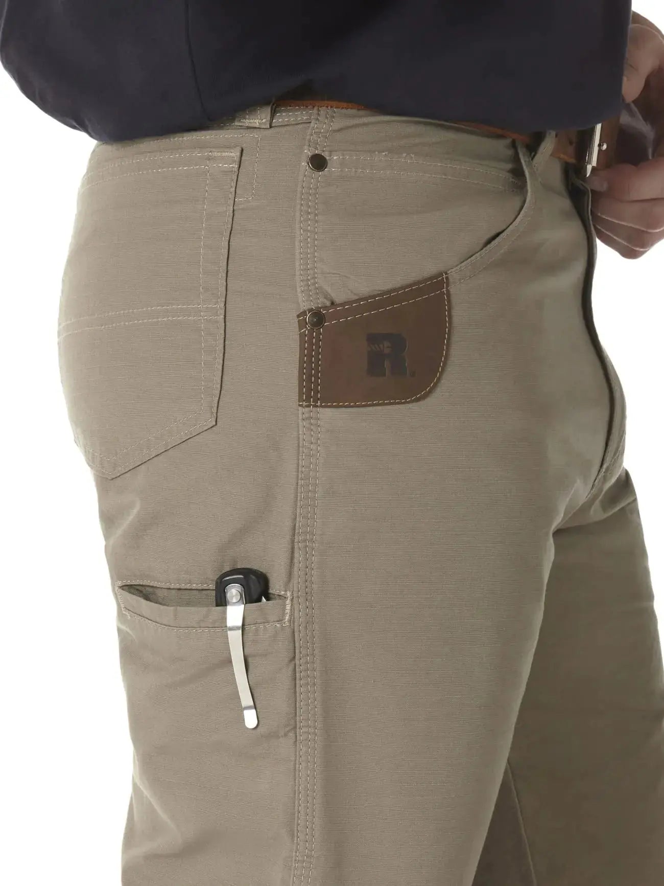 Wrangler Mens Riggs Workwear Technician Work Utility Pants 38W x 36L Dark Khaki My Store