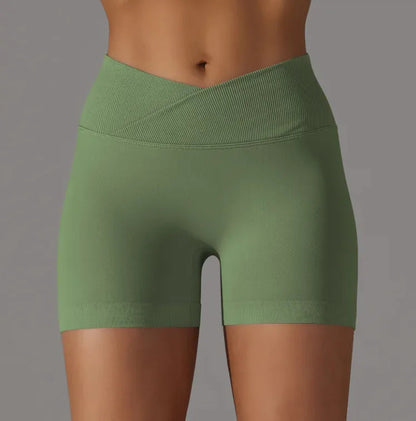 Women's Fashion Simple High Waist Shorts WEM Support (www.WEM.support)