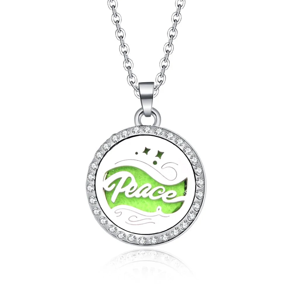 10 Styles Aroma Oil Diffuser Perfume Necklace WEM Support (www.WEM.support)