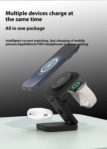 3 IN 1 FOLDABLE WIRELESS CHARGER WEM Support (www.WEM.support)