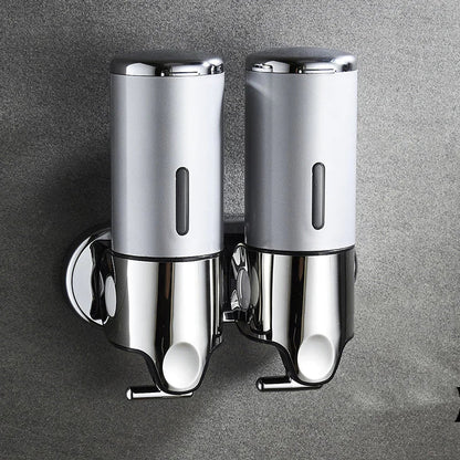 Wall-Mounted Shampoo & Shower Gel Dispenser WEM Support (www.WEM.support)