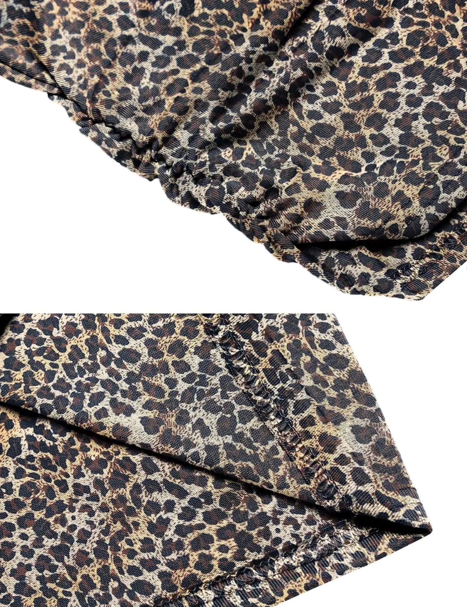 Zeagoo Tank Tops for Women Trendy Going Out Tops Sleeveless Shirts Ruched Business Casual Basic Tunic Tops Leopard Print Small My Store